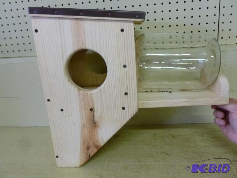 lot 368 image: Large custom made squirrel feeder t...