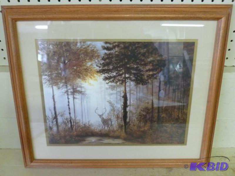 lot 387 image: Coulson - Deer solid wood framed an...