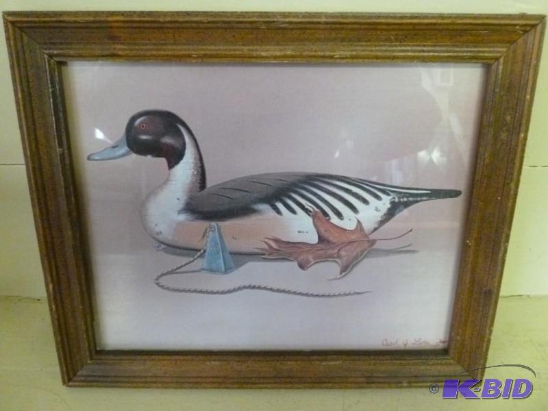 lot 389 image: Carol Letta wood framed print that ...