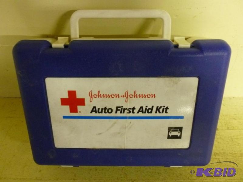 lot 53 image: Johnson and Johnson auto first aid ...