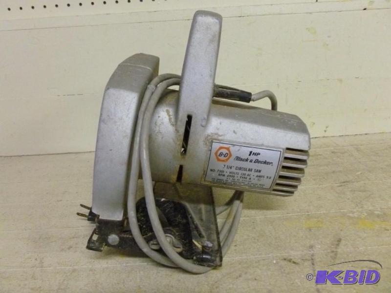lot 79 image: Black & Decker 1 h.p - 7 14&qu...