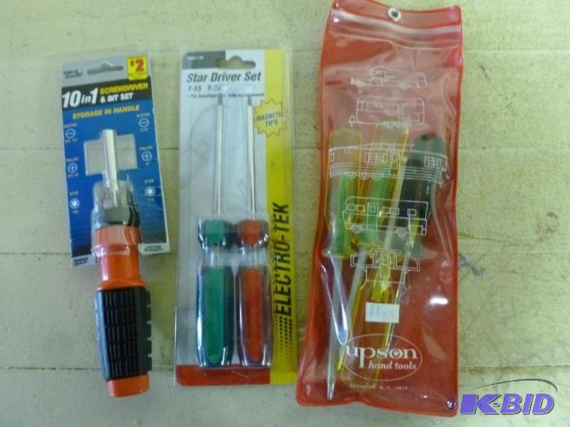 lot 84 image: Upson 4-piece specialty screwdriver...