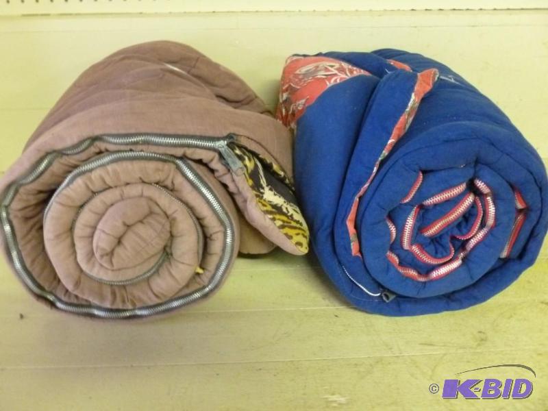 lot 92 image: Lot of two sleeping bags....