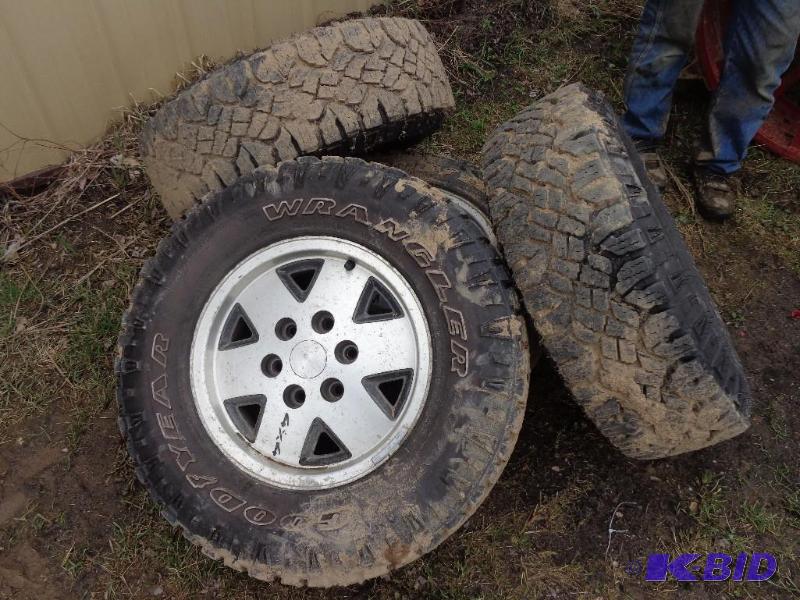 lot 24 image: Goodyear Wrangler Truck Tires Real ...