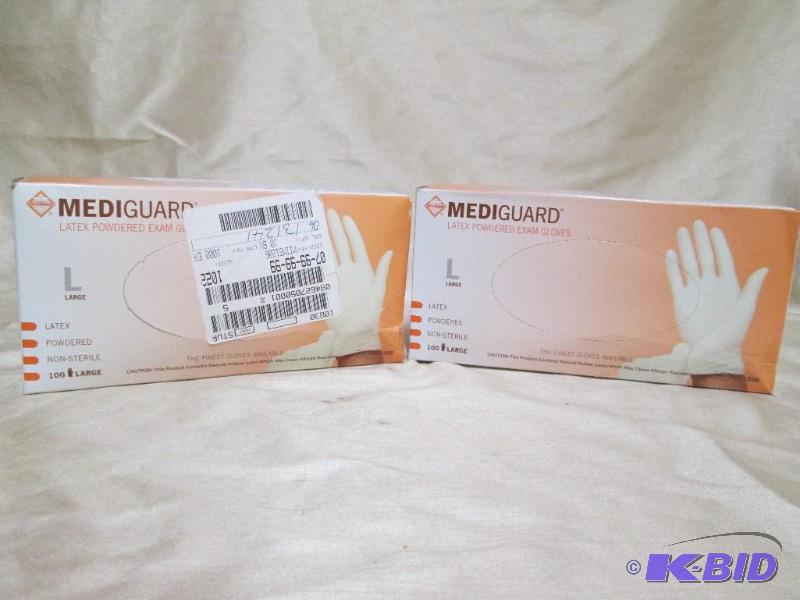 2 boxes of unopened MediGuard latex...