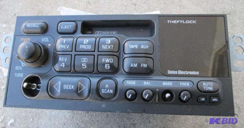 Delco electronics Tape car stereo d...
