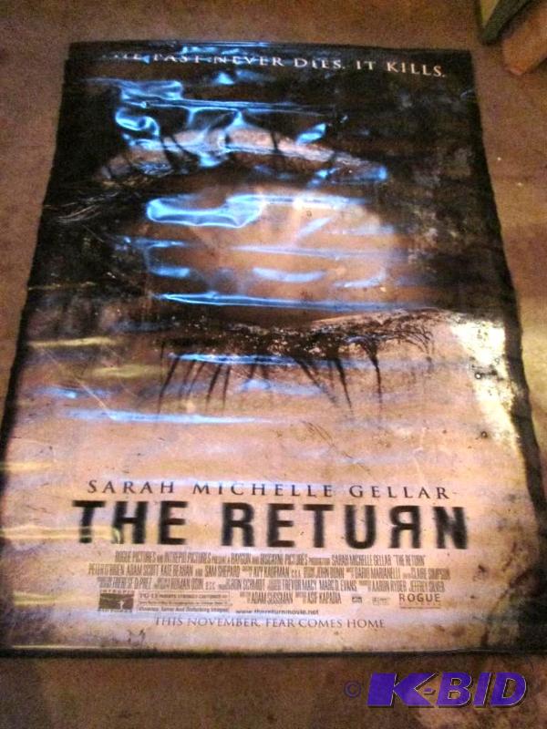 The Return vinyl movie poster adver...