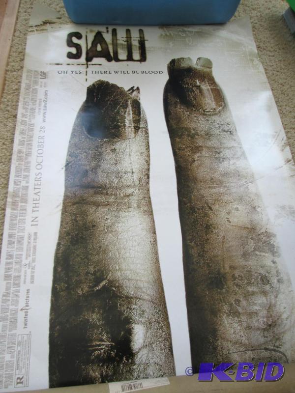 Double sided SAW movie poster 27.5 ...