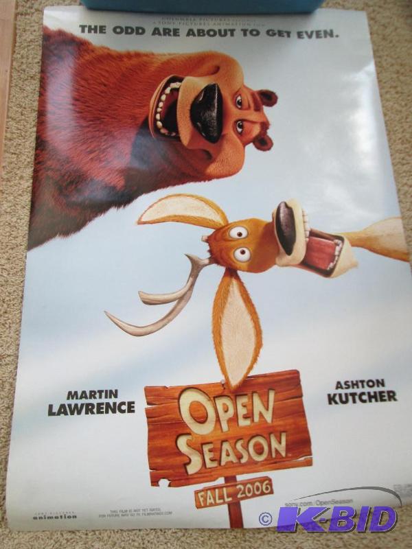 Double sided Open Season movie post...