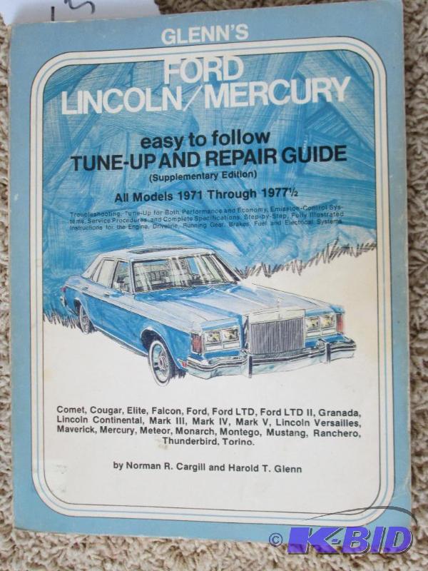 Glenns Ford Lincoln Mercury tuneup ...