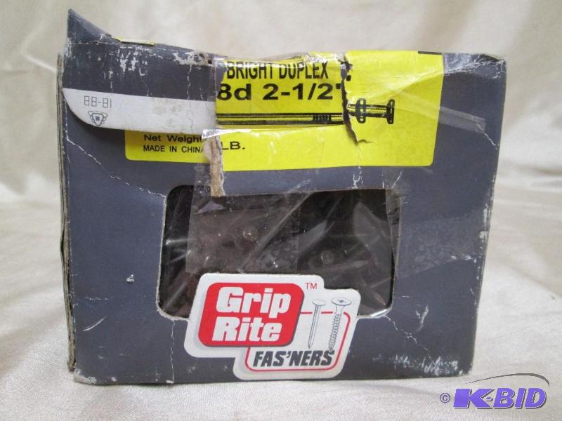 5 lb box of bright duplex 8d 2 12 ...