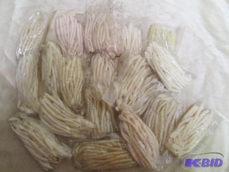 Lot of 20 bags of 4 jig worms. Pear...