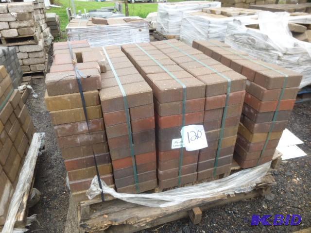 lot 120 image: 1 Pallet of Londonstone Pavers Autu...