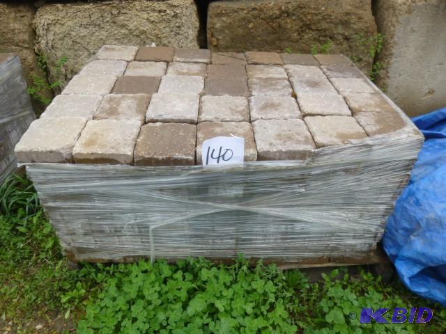 lot 140 image: 1 Pallet of Londonstone Pavers ...