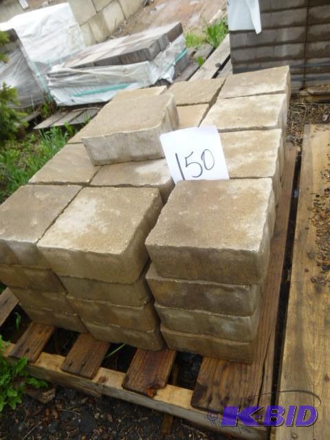 lot 150 image: 1 Pallet of Tumbled Pavers...
