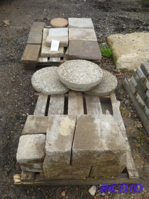lot 173 image: 2 Pallets of Mixed Pavers, Block, a...