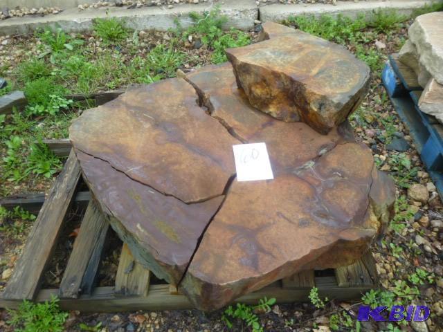 lot 60 image: Decorative Petrified Tree Rock ...