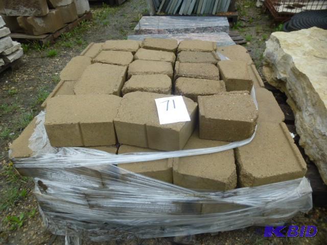 lot 71 image: 1 Pallet of 4" Retaining Wall ...