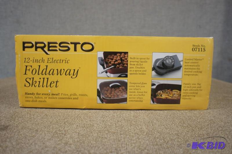 Presto 12 Electric Foldaway Skillet