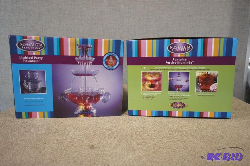 Lot of (2) Nostalgia Lighted Party ...