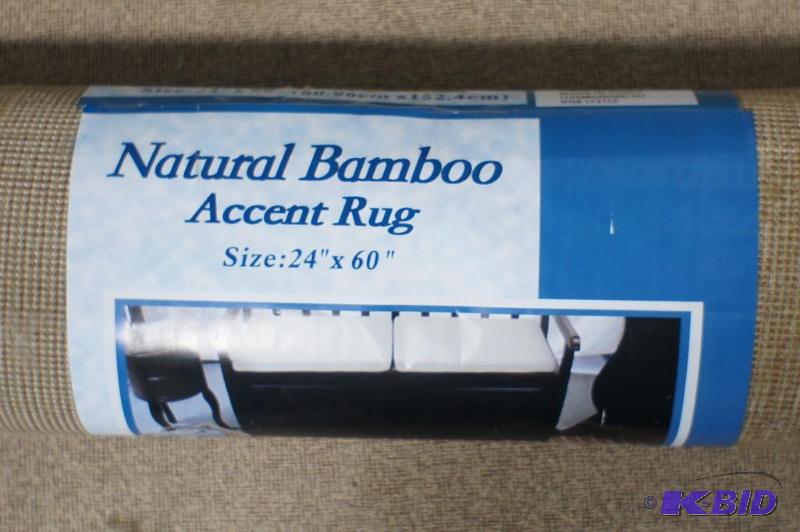 Natural Bamboo Accent Rug  24&quot...