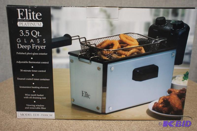 Elite Platinum 3.5 Quart Deep Fryer...