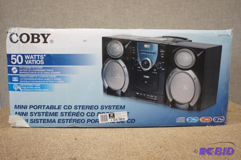 Coby 50 watt CD Player system (USED...