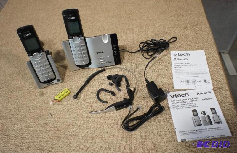 V-Tech Cordless Phone set. Works. P...