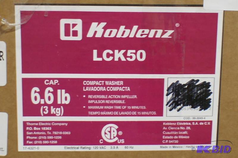 Koblenz #LCK50 6.6 lb compact washe...