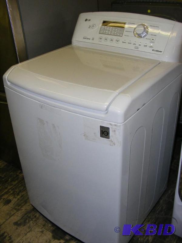 lot 15 image: LG Washer Model # WT4870CW
