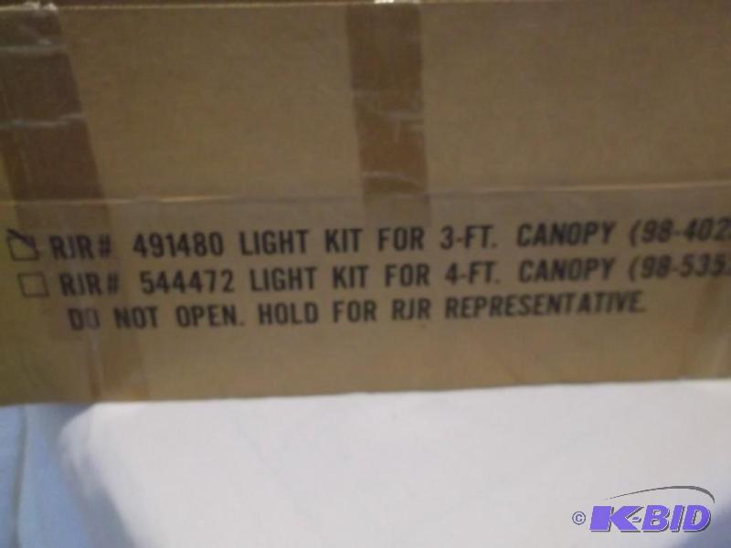 lot 47 image: 3 Light Kit  comes with 2 hea...