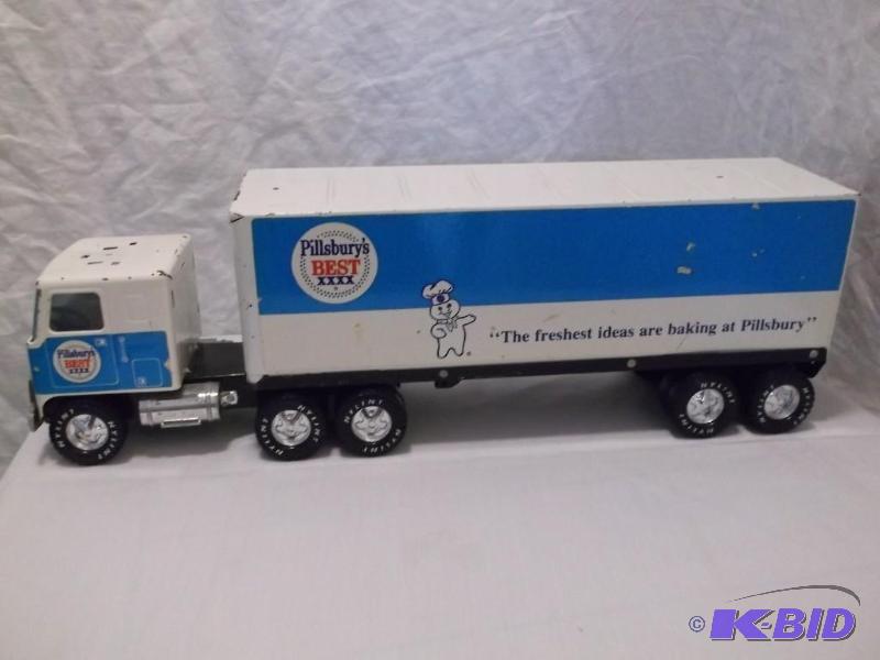 lot 7 image: Pillsbury Best semi truck measuring...