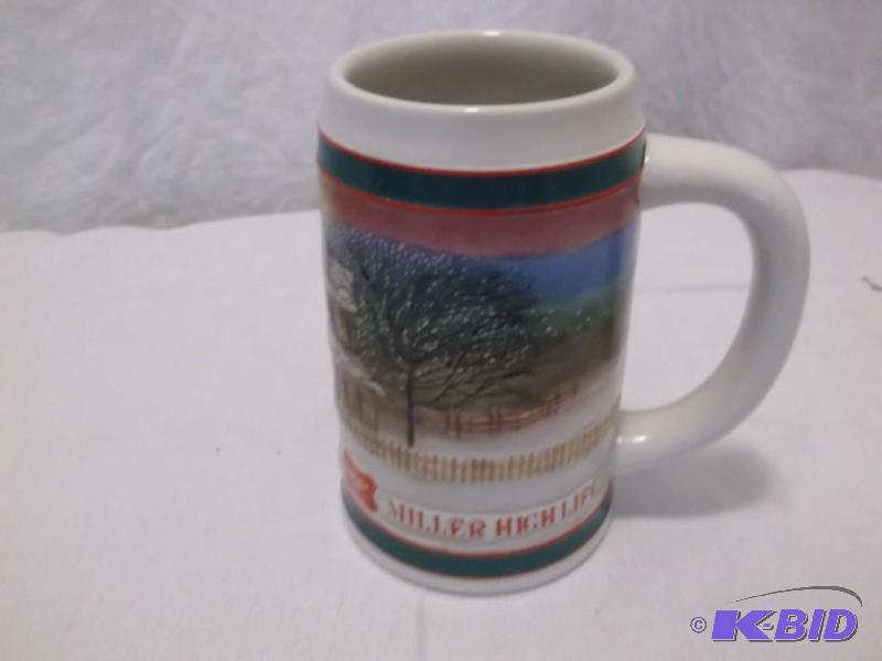 lot 73 image: Miller High Life Beer mug in great ...