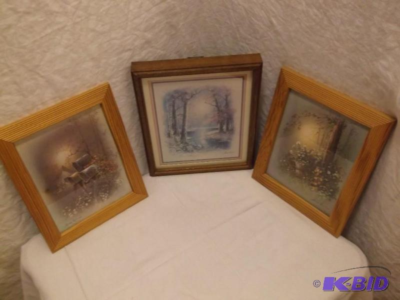 lot 96 image: 3 Cute pictures 2 measuring 10 14&...