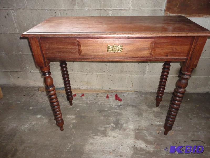 Antique table with drawer....
