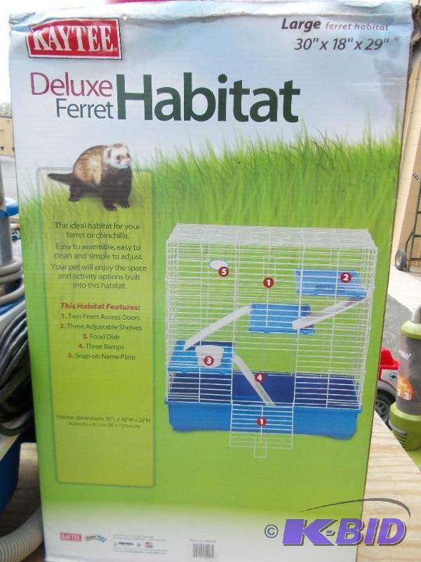 lot 16 image: New Deluxe Large Ferret Habitat (30...