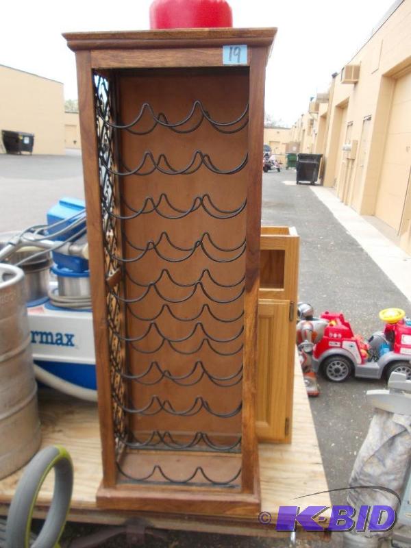 lot 19 image: 30 Bottle Wine Rack (16 x 11 x 47)...