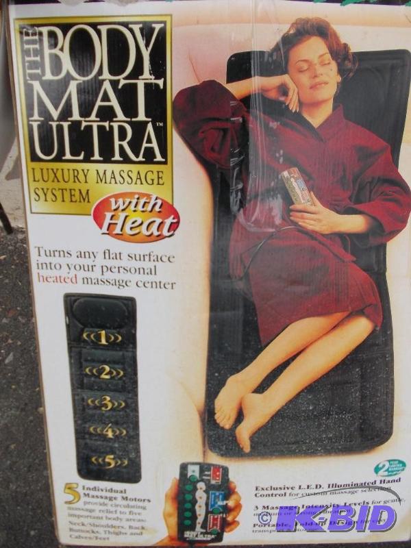 lot 21 image: Homedics Body Mat Ultra...