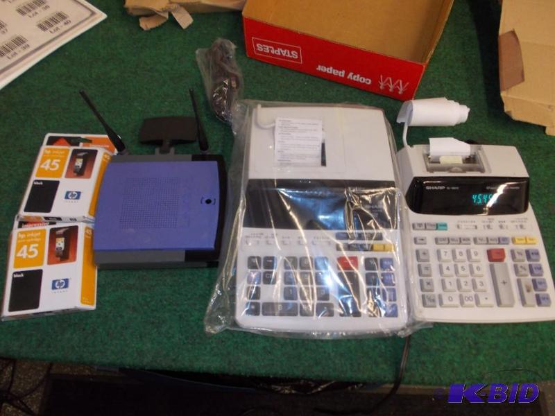 lot 31 image: 2-Sharp Calculators (Like NEW), Lin...