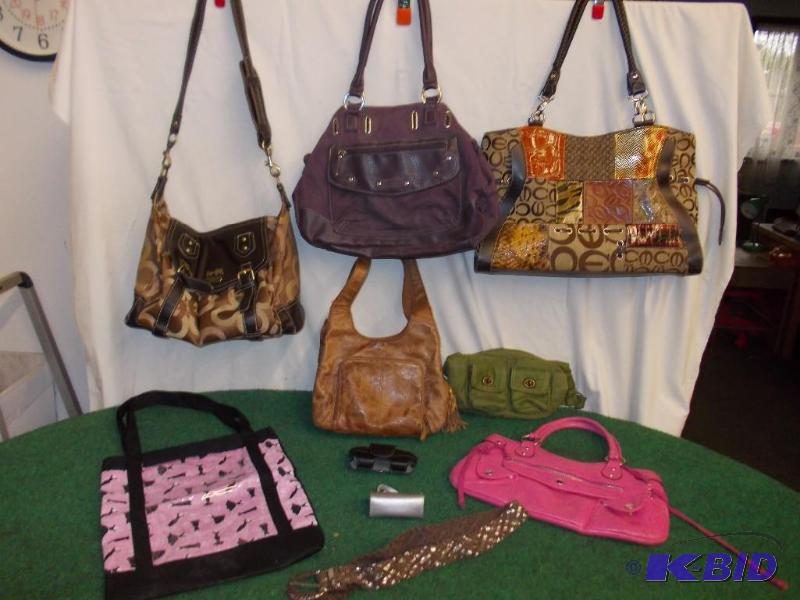 lot 49 image: Box Lot Of Assorted PursesHand Bag...