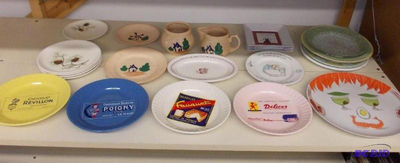 lot 56 image: Lot Of Assorted Plates & Dishes...