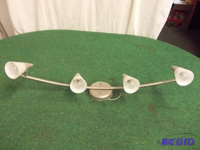 lot 73 image: 36 in Curved Light Fixture For Wall...
