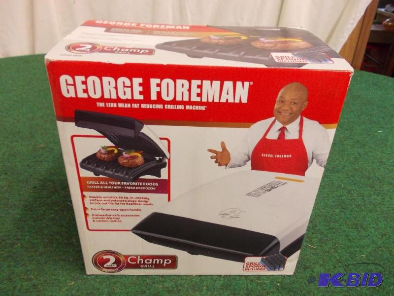 lot 98 image: New In The Box George Foreman Grill...
