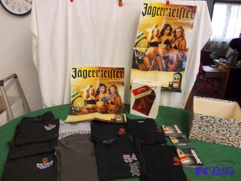 lot 99 image: 9-Jagermeister Shirts (3-M & 6-...