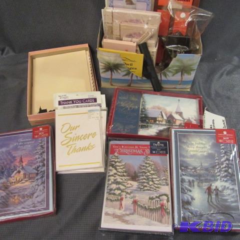 lot 122 image: Stationary, Cards