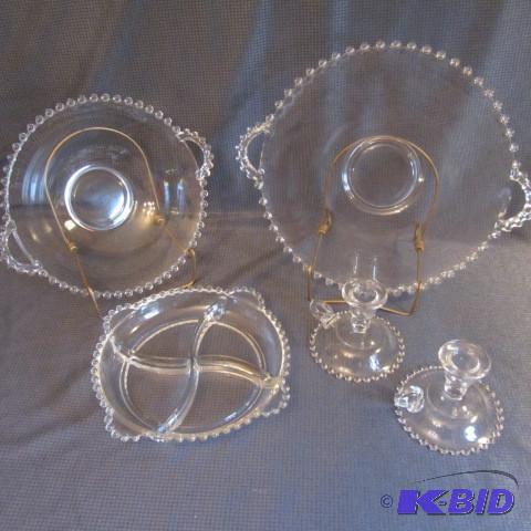 lot 13 image: Candlewick Glass