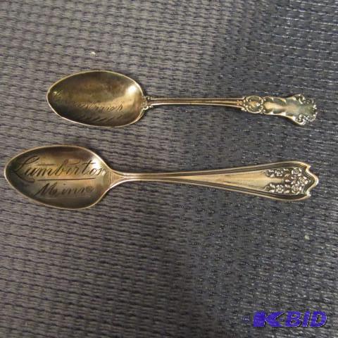 lot 153 image: Souvenir Spoons