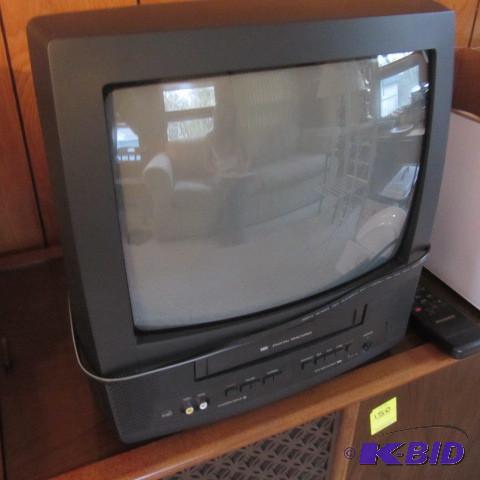 lot 162 image: Television with VHS Player