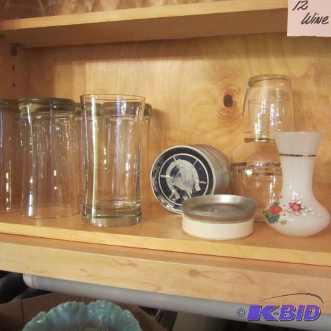 lot 178 image: Aluminum Coasters, Glass