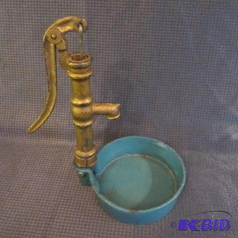 lot 203 image: Cast Pump And Pond